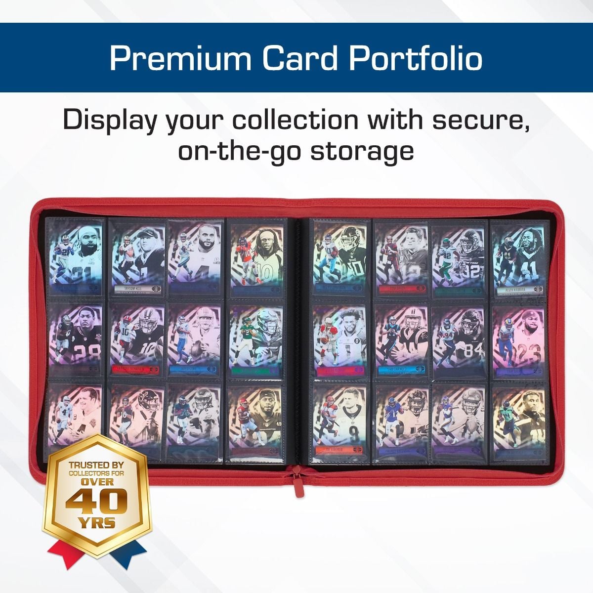 Z-Folio LX Album 12 Pocket - Red | Shop Pocket Folios - BCW Supplies