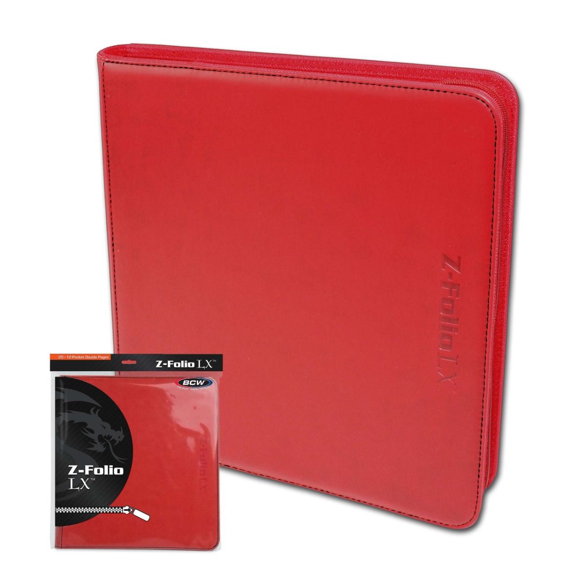柔らかな質感の Z-Folio BCW - Folios Pocket Shop | Red - Pocket 12 Album LX その他