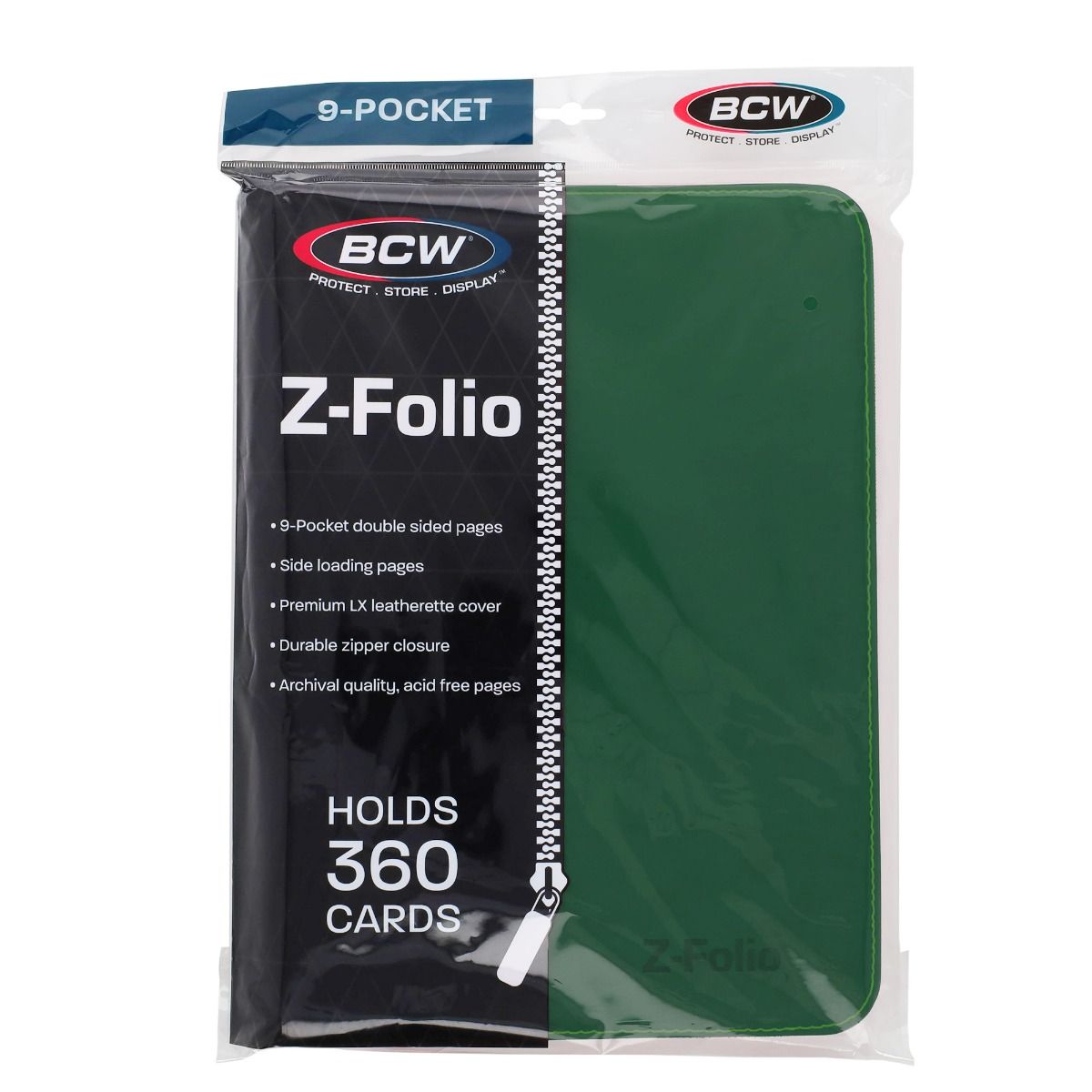 Z-Folio 9-Pocket LX Album - Green