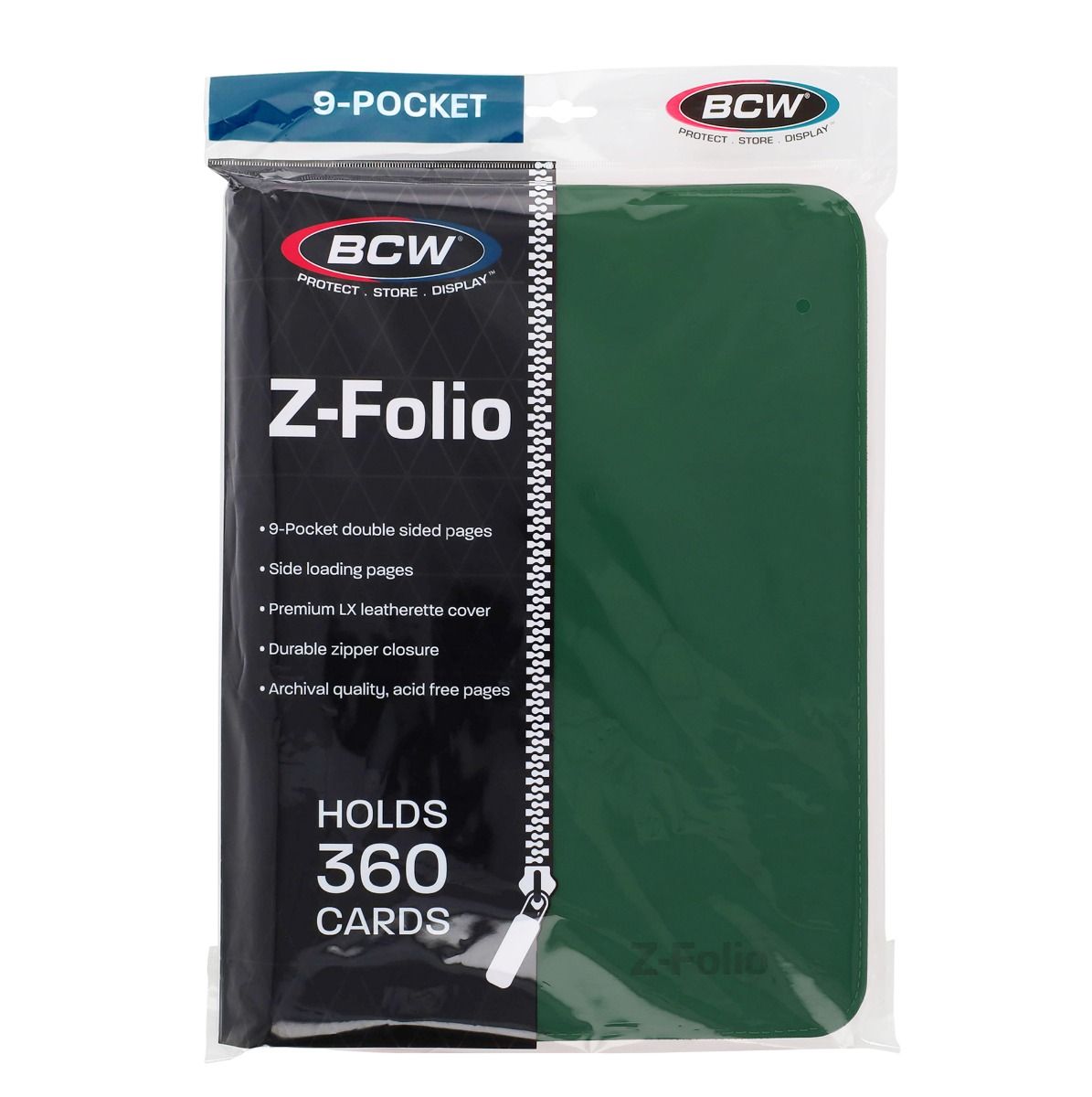 Z-Folio 9-Pocket LX Album - Green