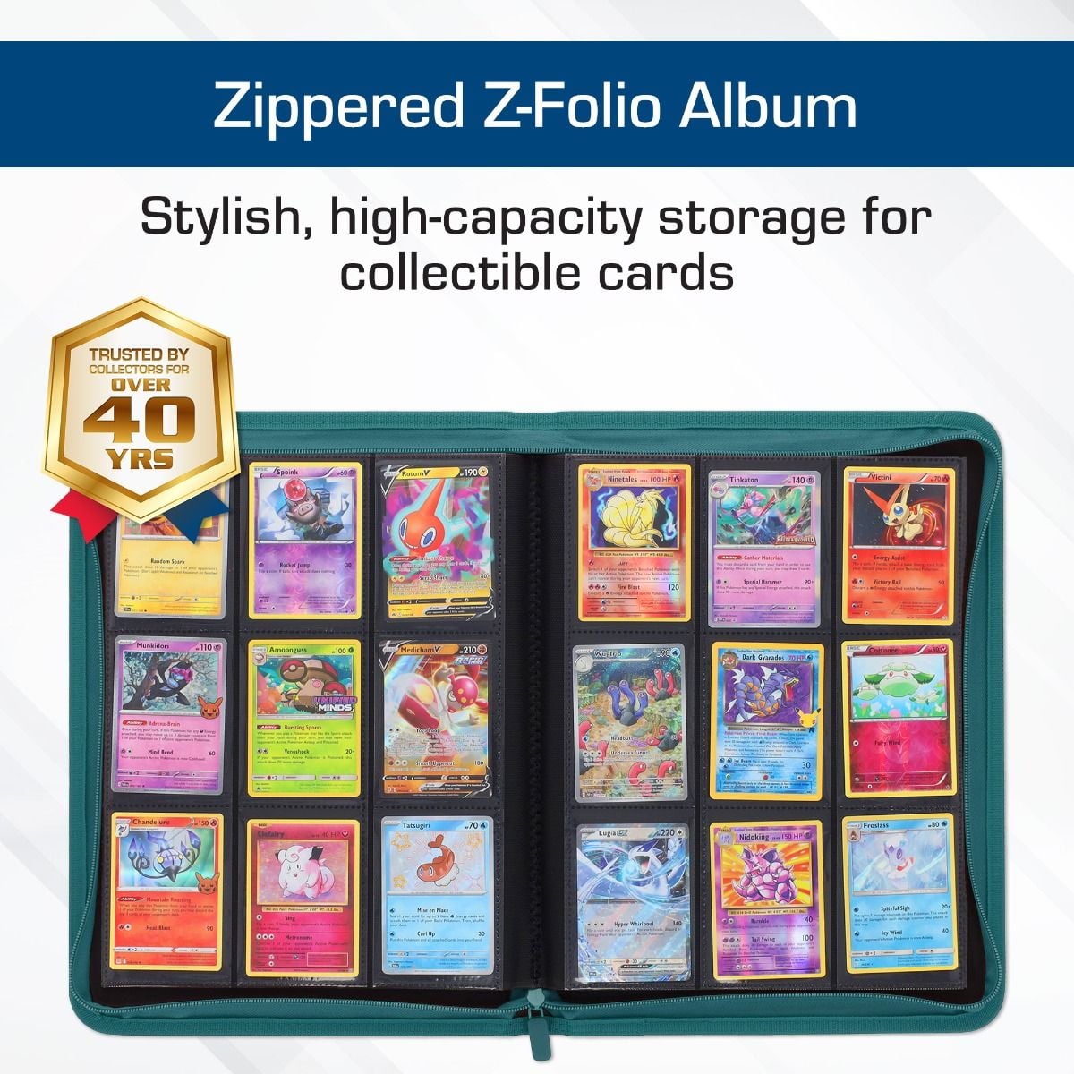 Z-Folio 9-Pocket Album - Teal