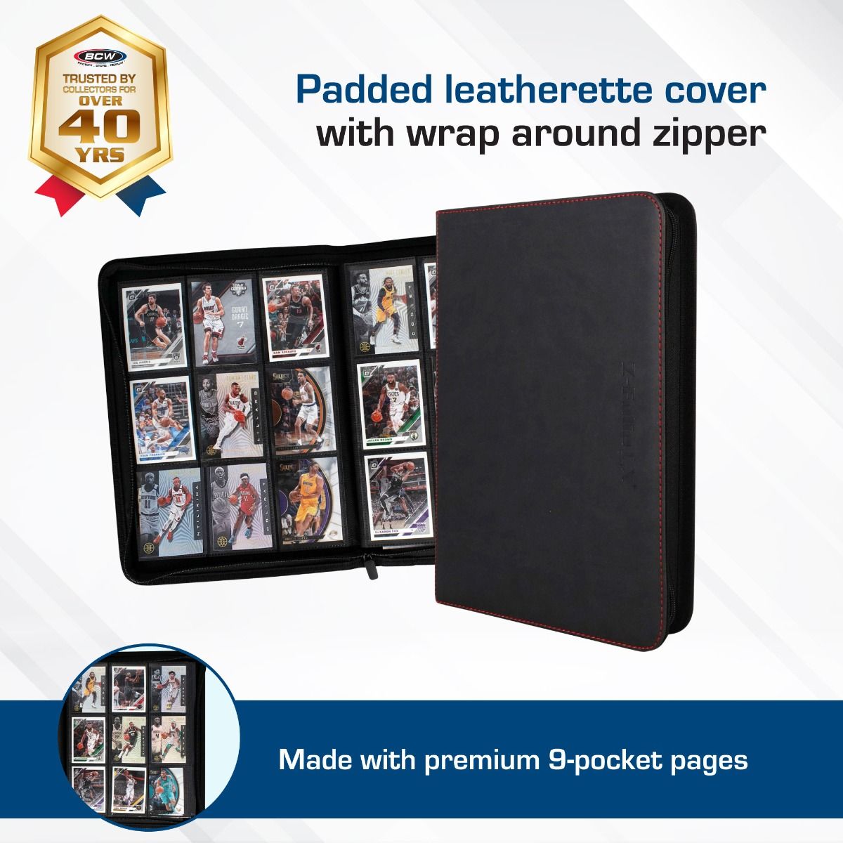 Z-Folio 9-Pocket Album - Black