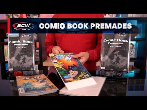BCW Silver Age Comic Book Bags And Boards (50 Pack) - Resealable, 2 Mil Thick, Acid-Free, Crystal Clear, 10.5" X 7.125"