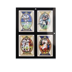 Magnetic 4-Card Holder - 35 PT. Black Border