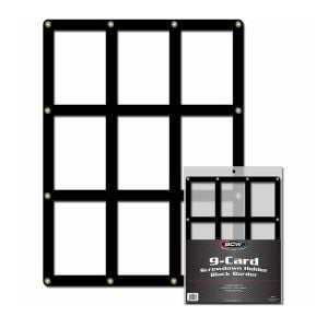 9 Card Screwdown Holder - Black Border