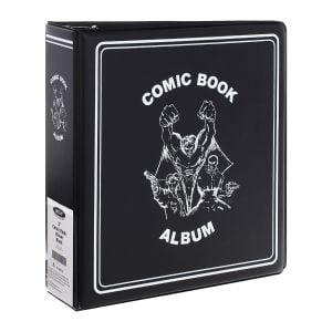 3 in. Album - Comic Book - Black