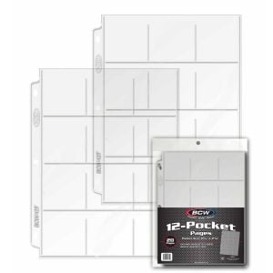 Vinyl 12-Pocket Pages *LIMITED STOCK*