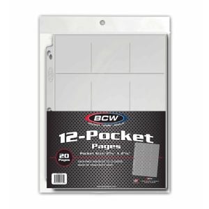 Vinyl 12-Pocket Pages *LIMITED STOCK*