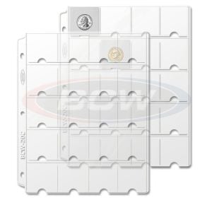 Vinyl 20-Pocket Pages With Thumb Cut *LTD STOCK*