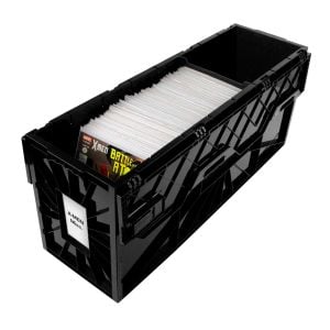 Long Comic Book Bin - Black
