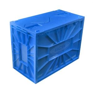 Short Comic Book Bin - Blue
