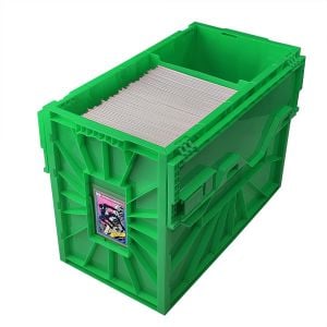 Short Comic Book Bin - Green