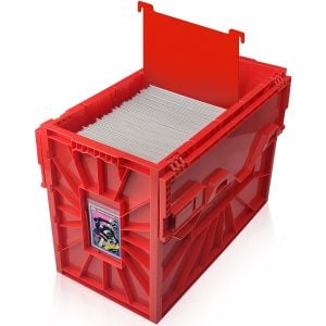 Short Comic Book Bin - Red