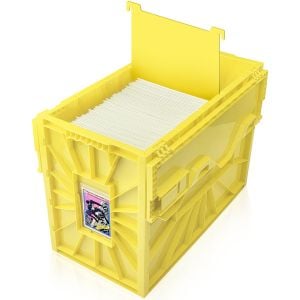 Short Comic Book Bin - Yellow