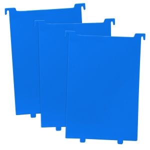 Comic Book Bin Partitions - Blue