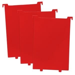 Comic Book Bin Partitions - Red
