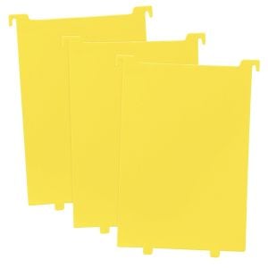 Comic Book Bin Partitions - Yellow