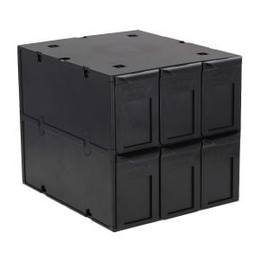 6 Drawer Graded Card Catalog - Black