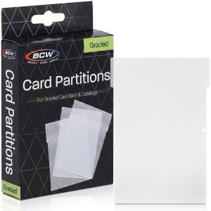 Graded Card Bin Partition - Translucent