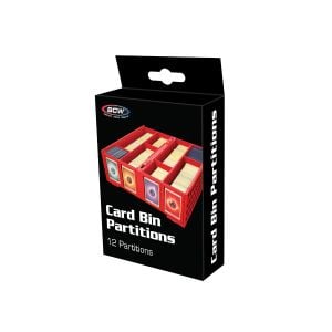 Collectible Card Bin Partitions-Red *LTD STOCK*