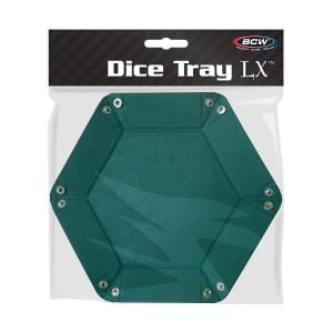 Hexagon Dice Tray- Teal **LIMITED STOCK**