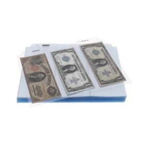LaserWeld 3-Pocket Currency Page (100 CT. Box)