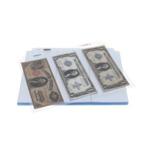 LaserWeld 3-Pocket Currency Page (50 CT. Pack)