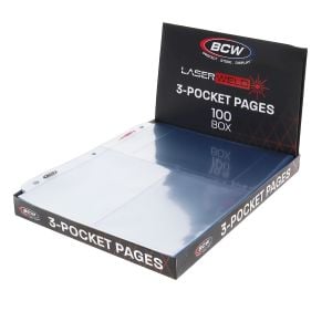 LaserWeld 3-Pocket Photo Page (100 CT. Box)