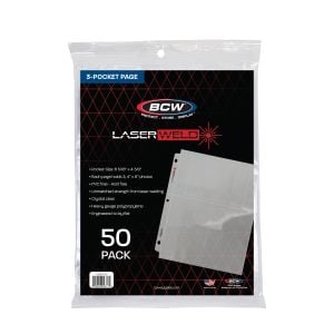 LaserWeld 3-Pocket Photo Page (50 CT. Pack)
