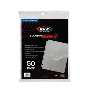 LaserWeld 4-Pocket Photo Page (50 CT. Pack)