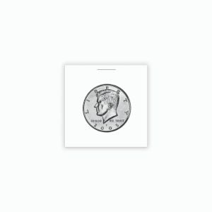 Paper Flips 2x2 - Half Dollar **LIMITED STOCK**