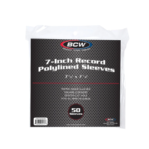 7-Inch Record Paper Inner Sleeves-Polylined-With