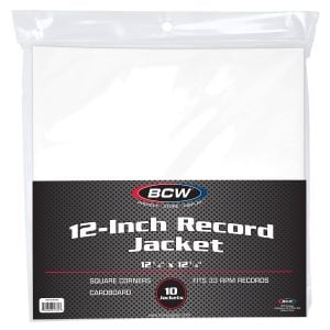 12 Inch Record Paper Jacket-No Hole- *LTD STOCK*