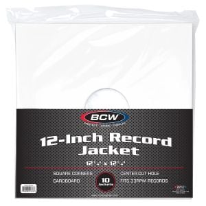 12 Inch Record Paper Jacket-With Hole-*LTD STOCK*