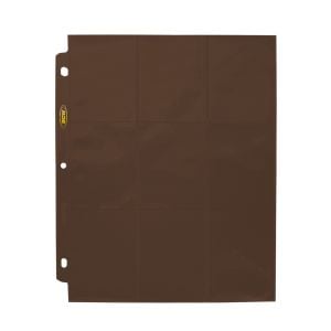 Side Loading 18-Pocket Pro Pages-Brown LTD STOCK