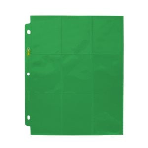 Side Loading 18-Pocket Pro Pages-Green LTD STOCK