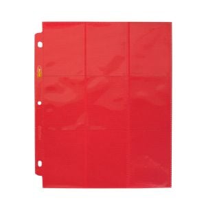 Side Loading 18-Pocket Pro Pages - Red