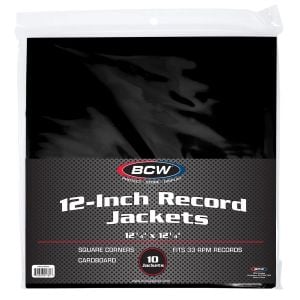 12 Inch Record Paper Jacket-No Hole *LTD STOCK*