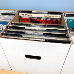 12-Inch Record Divider - Black