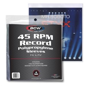 45 RPM Record Sleeves - 4 MIL