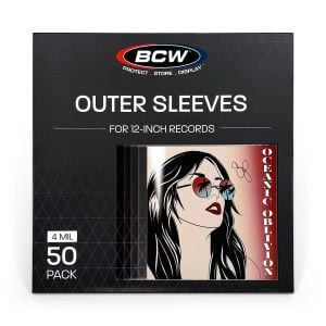 12-Inch Record Sleeves - 4 MIL - 50 Pack