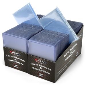 200 Count Card Sleeve and Toploader Combo Pack