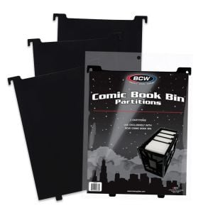 Comic Book Bin Partitions - Black