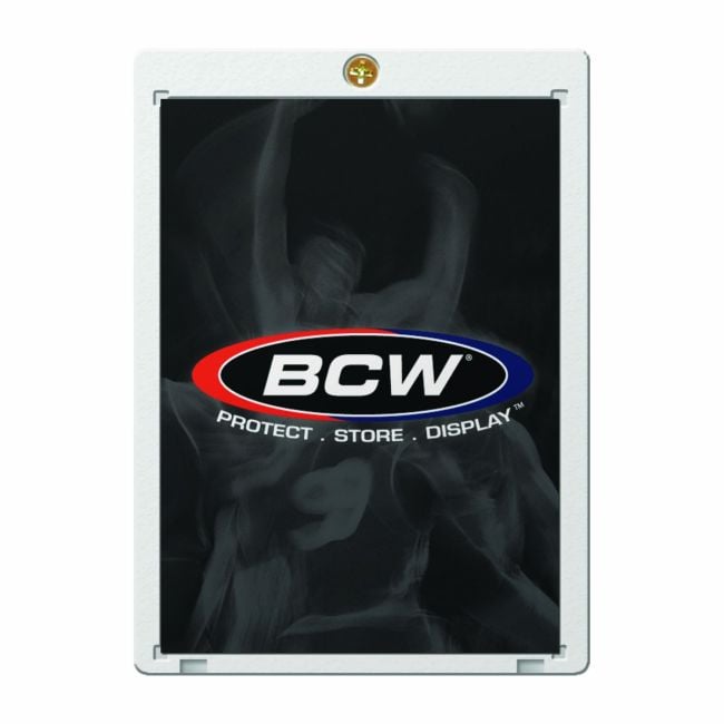 Pro-Mold 1-Screw Screwdown Card Holders - Regular Card Size, 20pt, Clear With UV Protection (Pack Of 3)