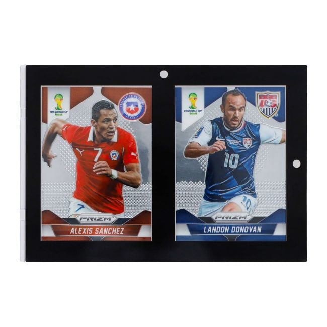 Magnetic 2-Card Holder - 35 PT. - Black Border