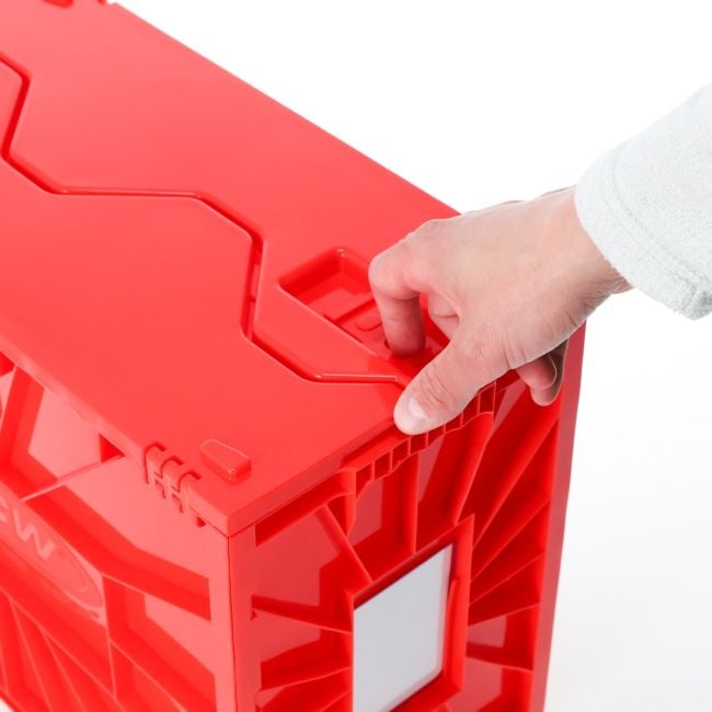 Short Comic Book Bin - Red | BCW Supplies