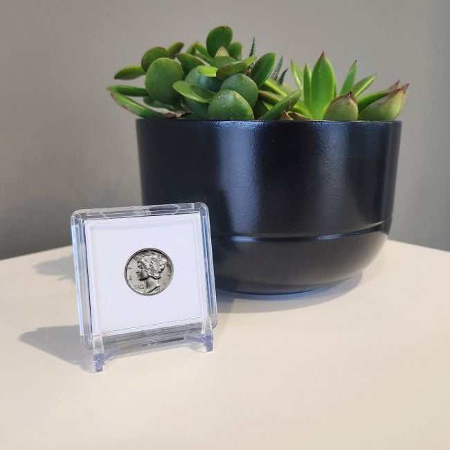 小物 dime 2x2 Coin Snap - Dime - Black