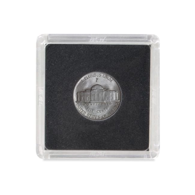 2x2 Coin Snap - Nickel - Black