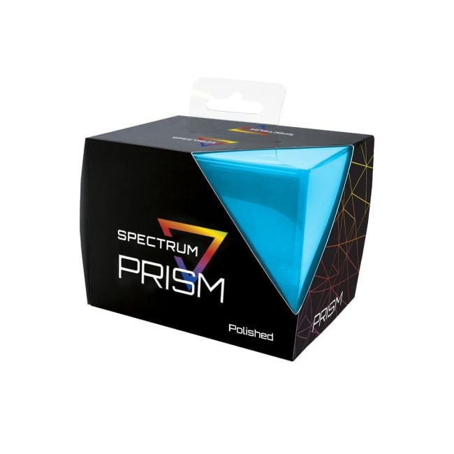 Electric Blue Polished Prism Deck Case