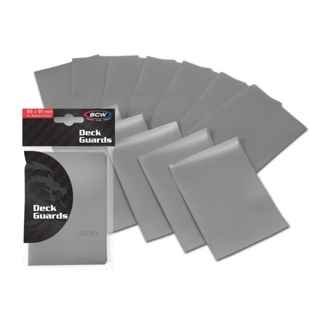 BCW Deck Guards Double Matte Sleeves (50) Gray